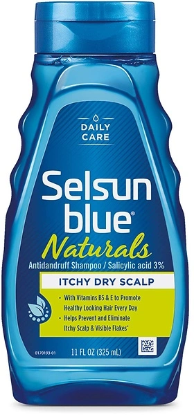 Selsun Blue Naturals Itchy Dry Scalp Anti-Dandruff Shampoo, 11 fl. oz.