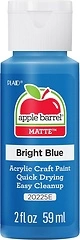 Apple Barrel Acrylic Paint in Assorted Colors (2 Ounce), 20225 Bright Blue