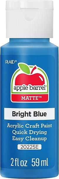 Apple Barrel Acrylic Paint in Assorted Colors (2 Ounce), 20225 Bright Blue