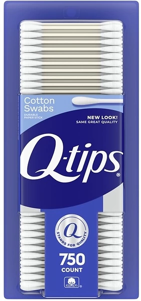 Q-tips Cotton Swabs For Hygiene and Beauty Care Original Cotton Swab Made With 100 Cotton 750 Count
