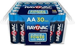 Rayovac AA Batteries, Alkaline Double A Batteries (30 Battery Count)