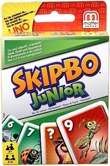 Mattel Games Skip-Bo Junior Sequencing Card Game for 2 to 4 Players Ages 5 Yers and Older