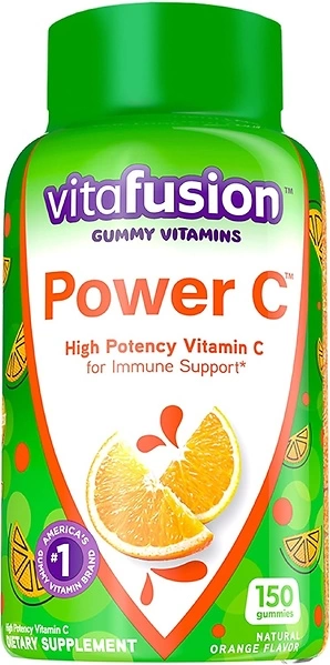 Vitafusion Power C Vitamin C Gummies, Orange Flavor, 282mg, 150 Gummies