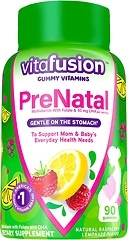 Vitafusion PreNatal Gummy Vitamins, Raspberry Lemonade, Folate and DHA, 90 Count