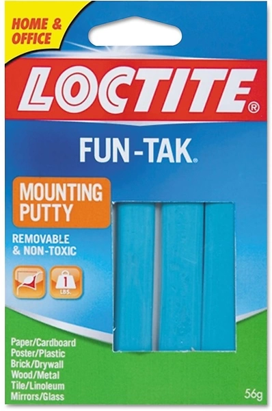 Loctite Fun-Tak Mounting Adhesive Putty, 2-Ounce, Blue