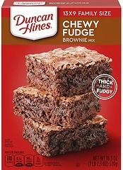 Duncan Hines Brownie Mix, Fudge, 18.3 oz