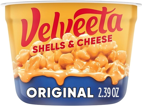 Velveeta Shells & Cheese Original Microwaveable Shell Pasta & Cheese Sauce, 2.39 oz