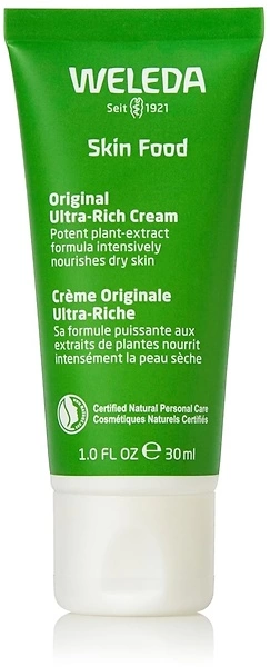 Weleda Skin Food Original Ultra-Rich Body Cream, 1 Fluid Ounce, Plant Rich Moisturizer with Pansy, Chamomile and Calendula