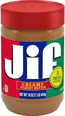Jif Creamy Peanut Butter, 16 Ounces (Pack of 6)