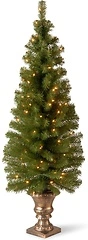 National Tree Company Pre-lit Artificial Christmas Tree, 5 ft, Montclair Spruce
