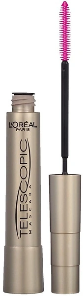 L'Oreal Paris Telescopic Lengthening Mascara, Washable, Black, 0.27 Fl Oz.