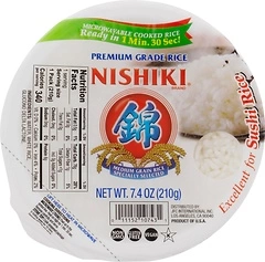 Nishiki Steamed White Rice, 7.4-Ounce (Pack of 6)