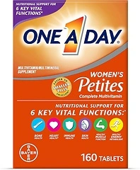 One A Day Women's Petites Multivitamin, 160 Tablets, Immune Health Support