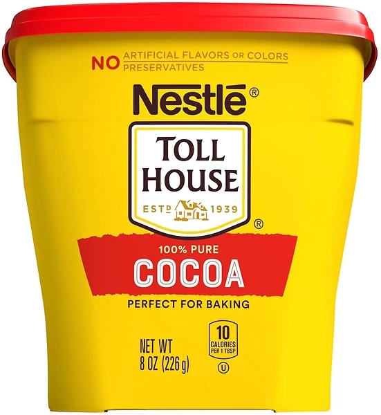 NESTLE TOLL HOUSE Cocoa 8 oz. Plastic Canister