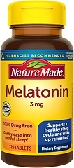 Nature Made Melatonin 3mg Tablets, 120 Count, Drug Free Sleep Aid for Adults