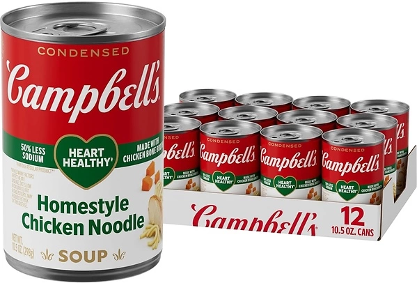 Campbell's Healthy Request Homestyle Chicken Noodle Soup, 10.5 oz, 12 Count