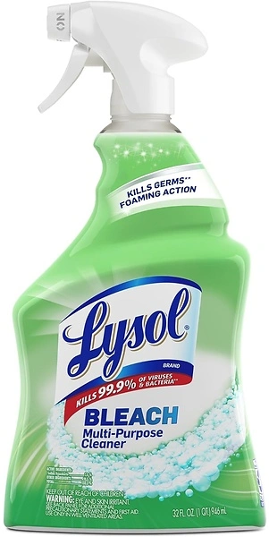 Lysol Multi-Purpose Cleaner Sanitizing and Disinfecting Spray with Bleach, 32oz