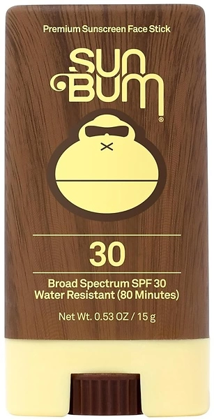 Sun Bum Original SPF 30 Sunscreen Face Stick, Broad Spectrum, .45 oz