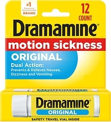 Dramamine Original Formula Motion Sickness Relief, 12 Count
