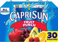 Capri Sun Fruit Punch, 30 pack