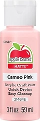Apple Barrel Acrylic Paint in Assorted Colors (2 oz), 21464, Cameo Pink
