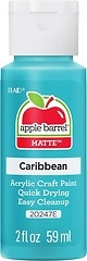 Apple Barrel Acrylic Paint in Assorted Colors (2 oz), 20247, Caribbean
