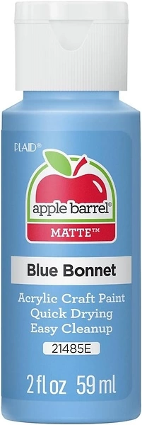 Apple Barrel Acrylic Paint in Assorted Colors (2 oz), 21485, Blue Bonnet