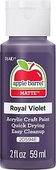 Apple Barrel Acrylic Paint in Assorted Colors (2 oz), 20594, Royal Violet