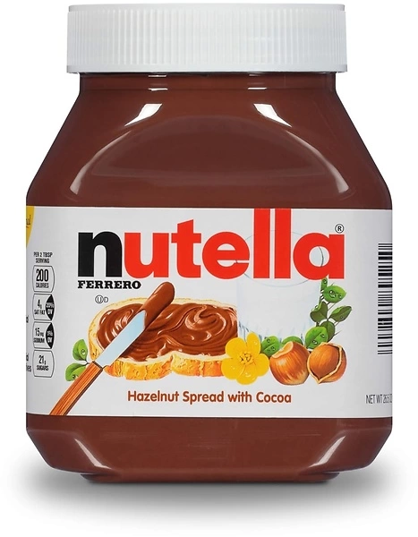 Nutella Hazelnut Spread With Cocoa For Breakfast, 26.5 Oz Jar