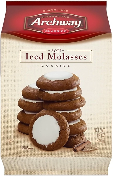 Archway Archway Iced Molasses Cookies, 12 Ounce