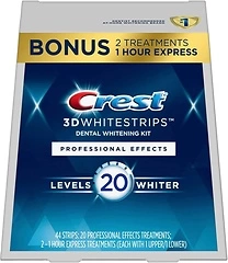 Crest 3D Whitestrips Professional Effects, 44 Strips, Teeth Whitening Strip Kit