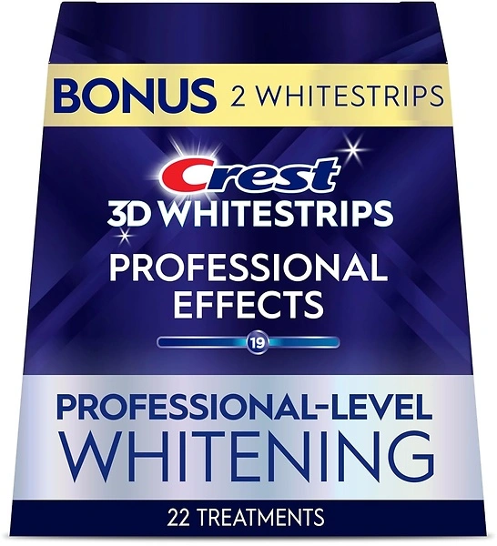 Crest 3D Whitestrips Professional Effects, 44 Strips, Teeth Whitening Strip Kit