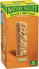 Nature Valley Sweet and Salty Granola Bars, Peanut, 30 Bars, 36 OZ