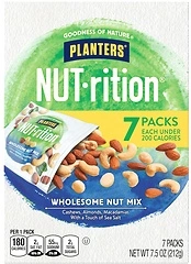 PLANTERS NUT-rition Wholesome Nut Mix, Mixed Nuts with Cashews, 7.5oz (7 Count)