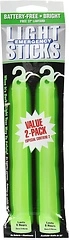 Ready America 27217 8-Hour Emergency Lighsticks (2 Pack), Green