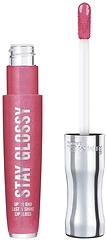 Rimmel Stay Glossy Lip Gloss - Non-Sticky and Lightweight Formula for Lip Color and Shine - 123 Back Row Smooch, .18oz