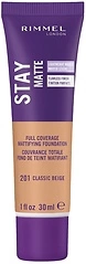 Rimmel London Stay Matte Liquid Mousse Foundation, 201 Classic Beige, 1oz