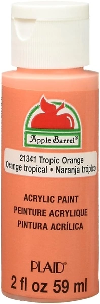 Apple Barrel Acrylic Paint in Assorted Colors (2 Ounce), E Matte Tropic Orange