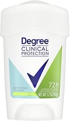 Degree Clinical Protection Antiperspirant Deodorant, 72-Hour, 1.7 oz