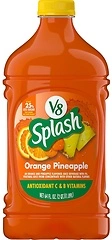 V8 Splash Orange Pineapple Flavored Juice Beverage, 64 FL OZ Bottle