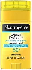 Neutrogena Beach Defense SPF 50+ Sunscreen Stick, Water-Resistant, 1.5 oz