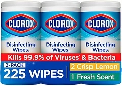 Clorox Disinfecting Wipes Value Pack, 75 Ct Each, Pack of 3