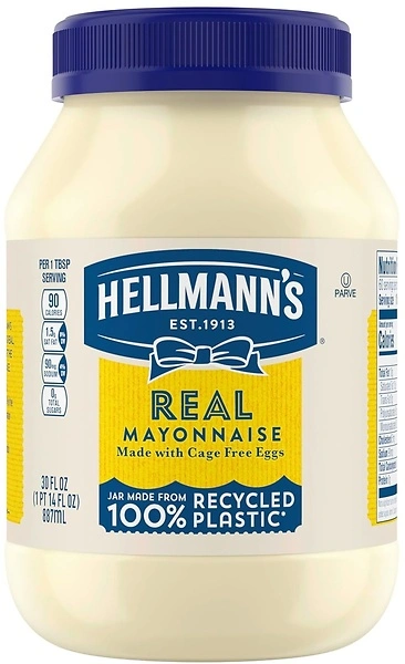 Hellmann's Real Mayonnaise, Creamy Sandwich Spread, Gluten Free, 30 oz