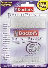 The Doctor's BrushPicks Interdental Toothpicks, 275 Picks