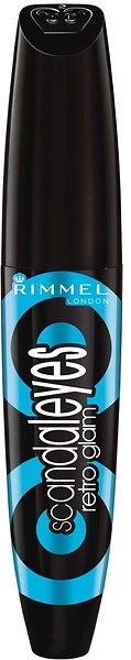 Rimmel London Scandaleyes Retro Glam Mascara, Volumizing, Soft Orchard, 0.4oz