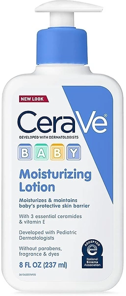 CeraVe Baby Lotion Gentle Baby Skin Care with Ceramides, Niacinamide & Vitamin E Fragrance, Paraben, Dye & Phthalates Free Lightweight Baby Moisturize...