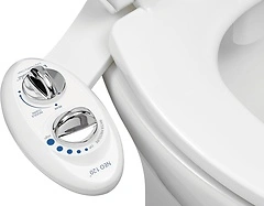 LUXE Bidet NEO 120 - Non-Electric Bidet Attachment, Adjustable Water Pressure