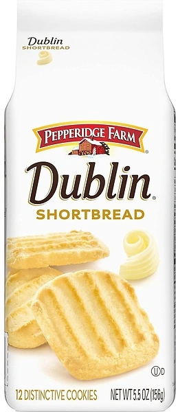 Pepperidge Farm Dublin Shortbread Cookies, 5.5 Oz Bag