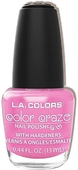 L.A. COLORS Color Craze Nail Polish, Pink Bubbles CNP505