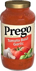 Prego Italian Tomato Sauce with Basil & Garlic, 24 oz Jar
